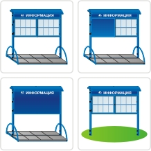 Стенды уличные информационные СБ