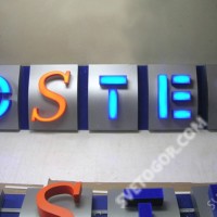 Буквы световые со светодиодами "ЭSTET"