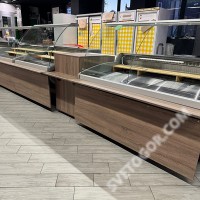 Обшивка холодильников и изготовление кассовой тумбы